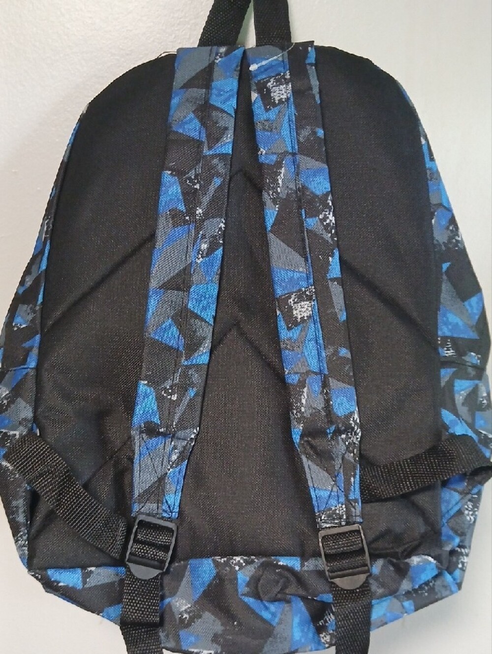 Casual Blue Geometric Men’s Backpack by - Picture 2 of 4